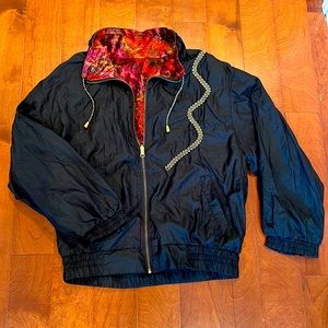 Black Jacket with galaxy liner